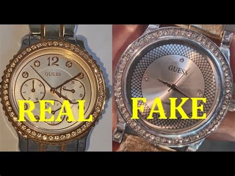 how to spot a fake guess watch|how to identify a watch.